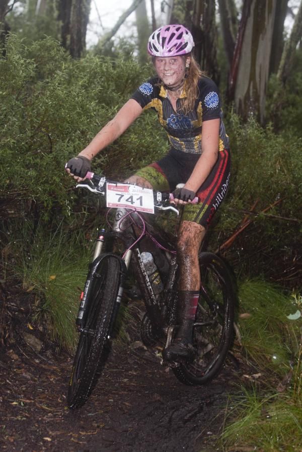 Under 15 racer Ellie Wale