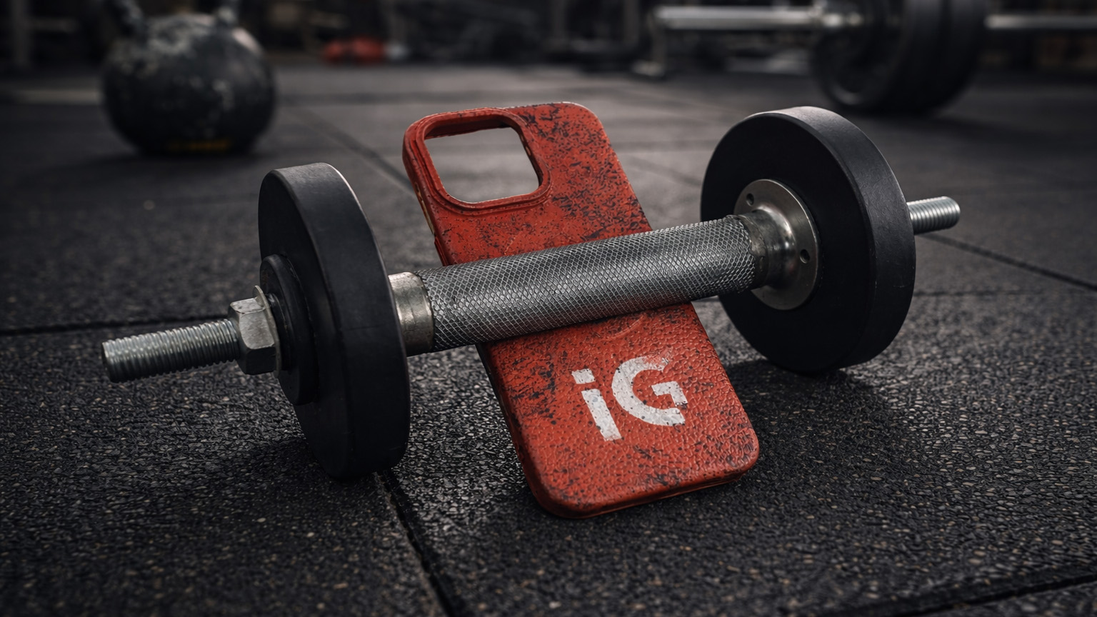 IG case dumbbells for April Fools