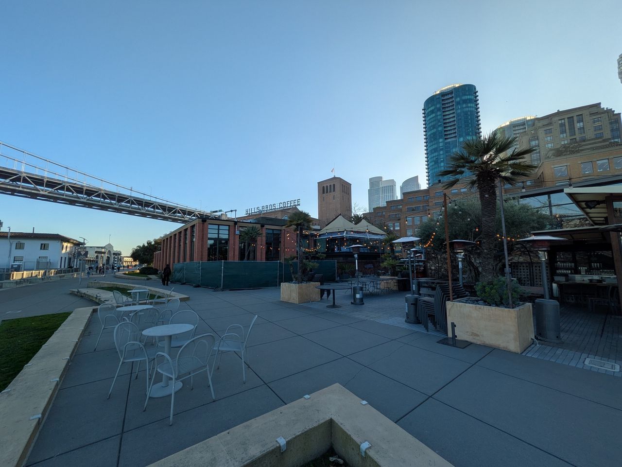 Embarcadeo walkway ultrawide shot by Pixel 8a