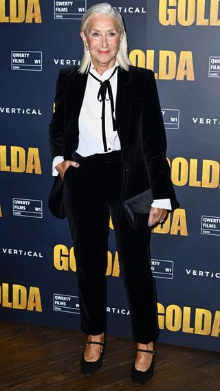 Dame Helen Mirren attends the "Golda" Special Screening
