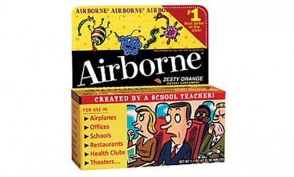 Airborne paid out over $23 million in fines for false advertising.