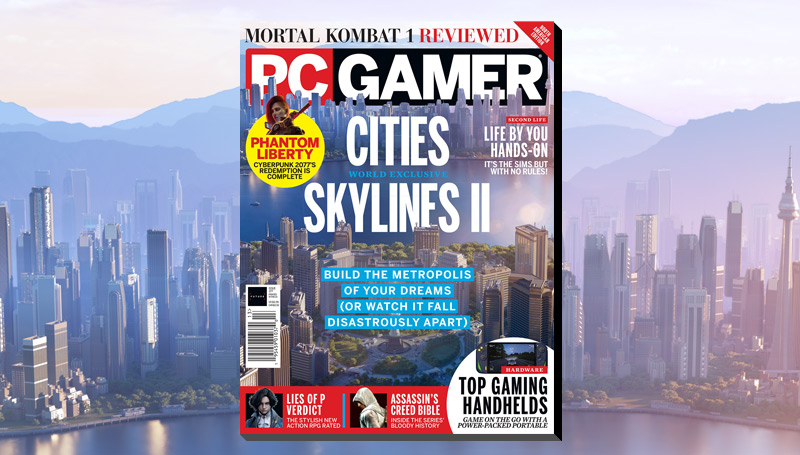  PC Gamer UK December issue on sale now: Cities Skylines II 
