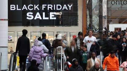 Black Friday at the mall
