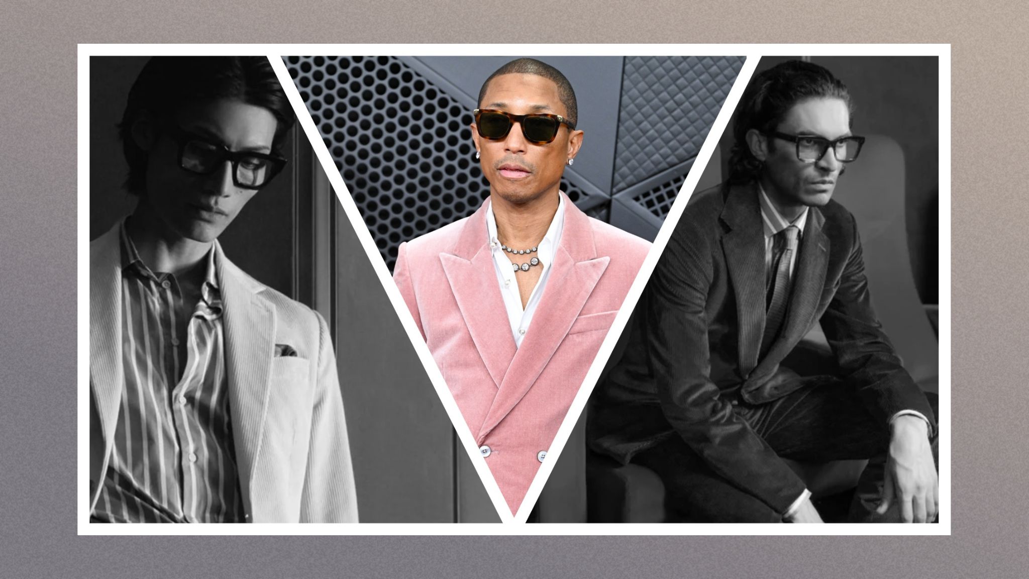 Richard James suits and Pharrell Williams