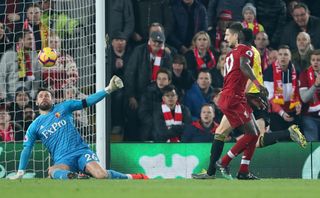 Sadio Mane scored twice in Liverpool's victory