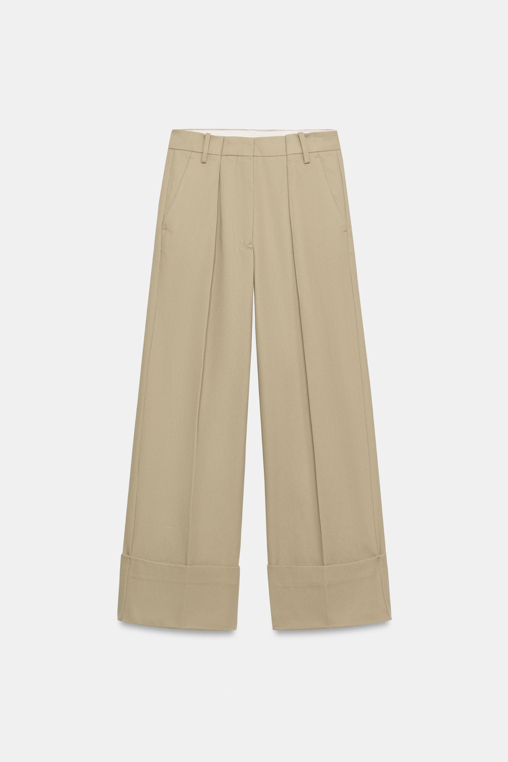 Zw Collection Chino Pants - Dark Camel - 26 (us 2)