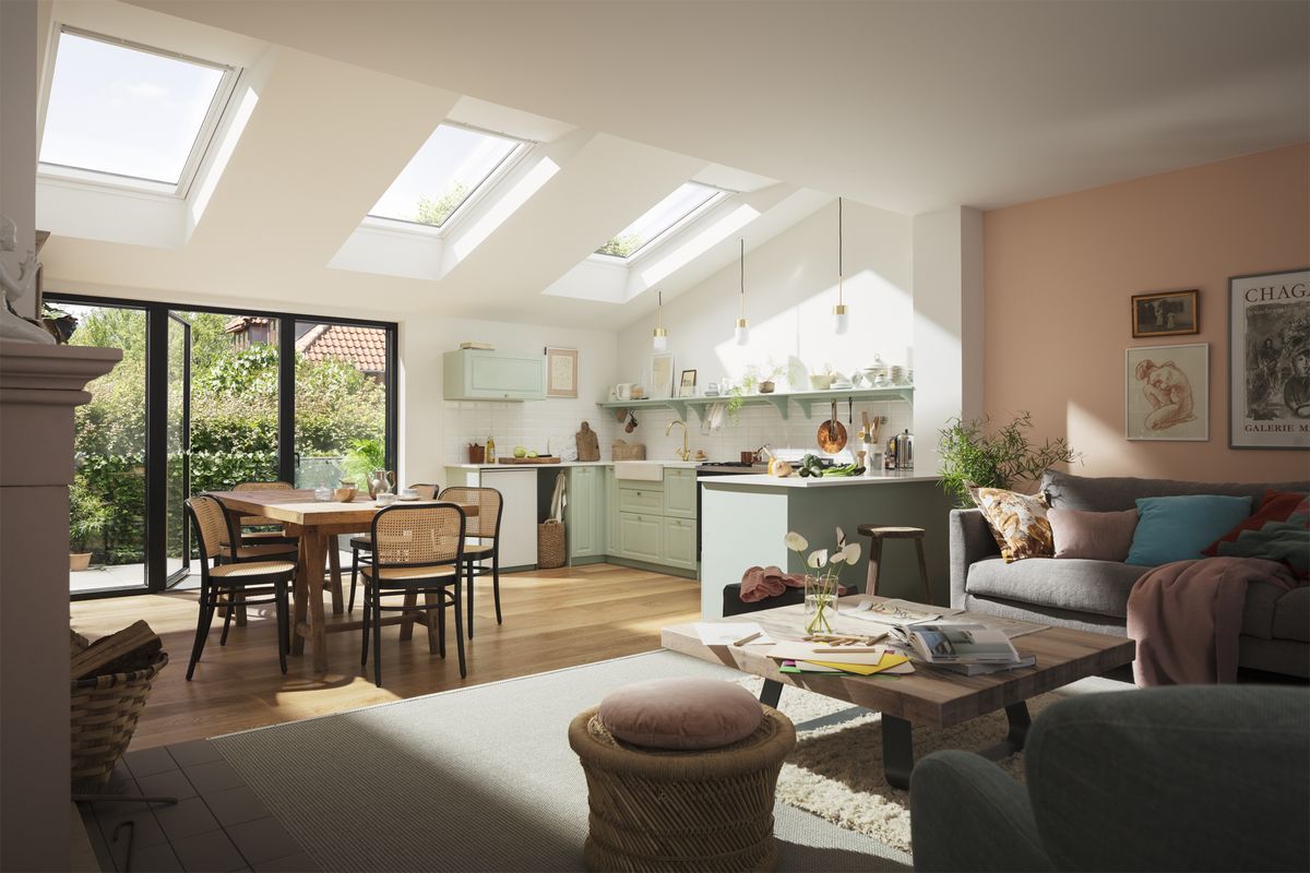 Bring the outside in with a VELUX roof window