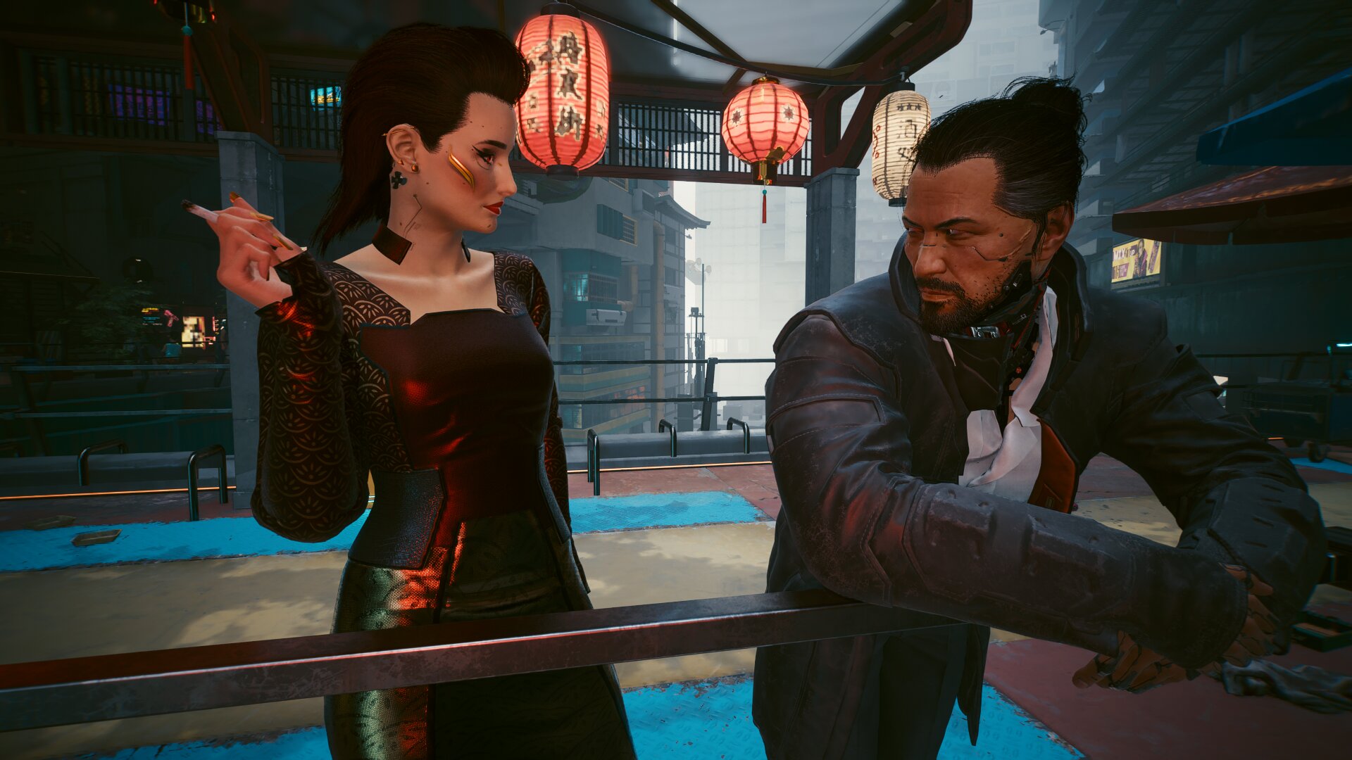 Cyberpunk 2077 screenshots of V