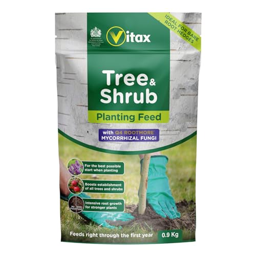 Vitax Tree &amp;amp; Shrub Planting Feed With Added Mycorrhizal Fungi - 0.9kg Pouch