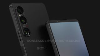 Sony Xperia 1 VI renders in black