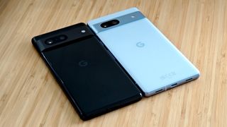 An image of the Google Pixel 7 and 7a
