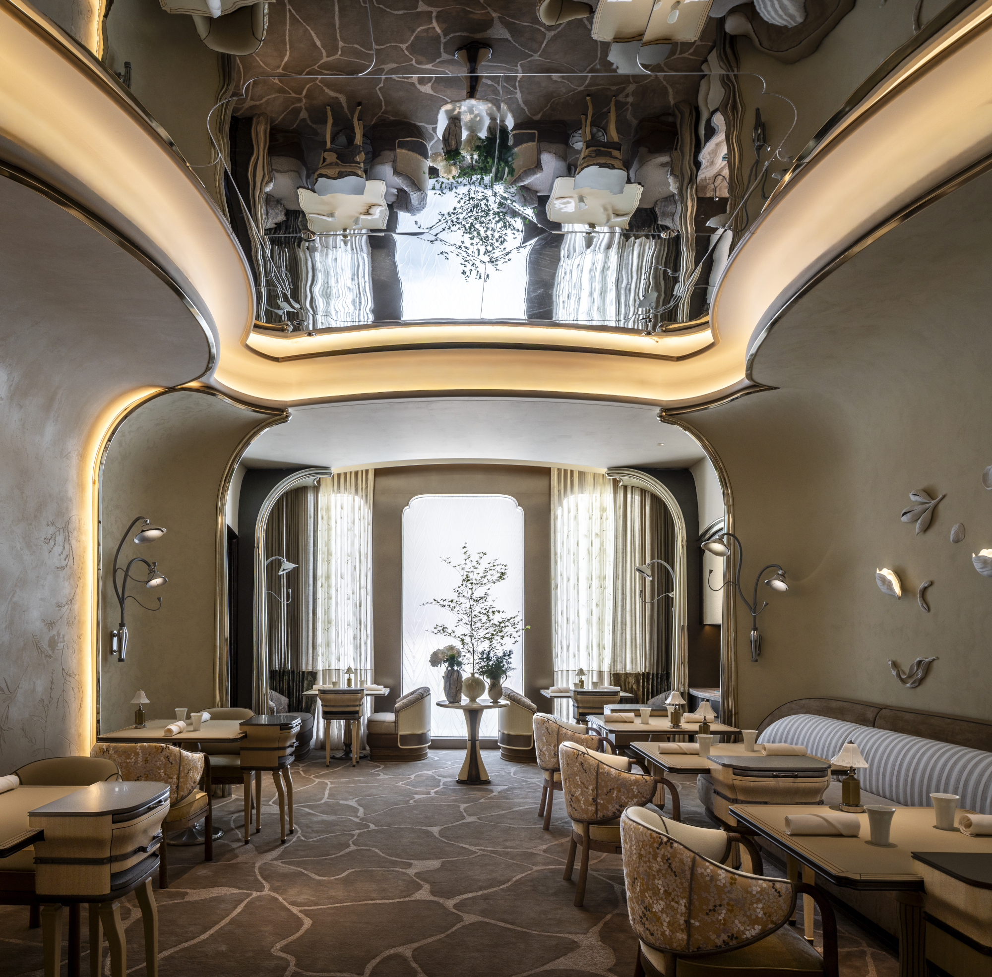 Interior of Vicky Lau&amp;rsquo;s Tate Hong Kong restaurant