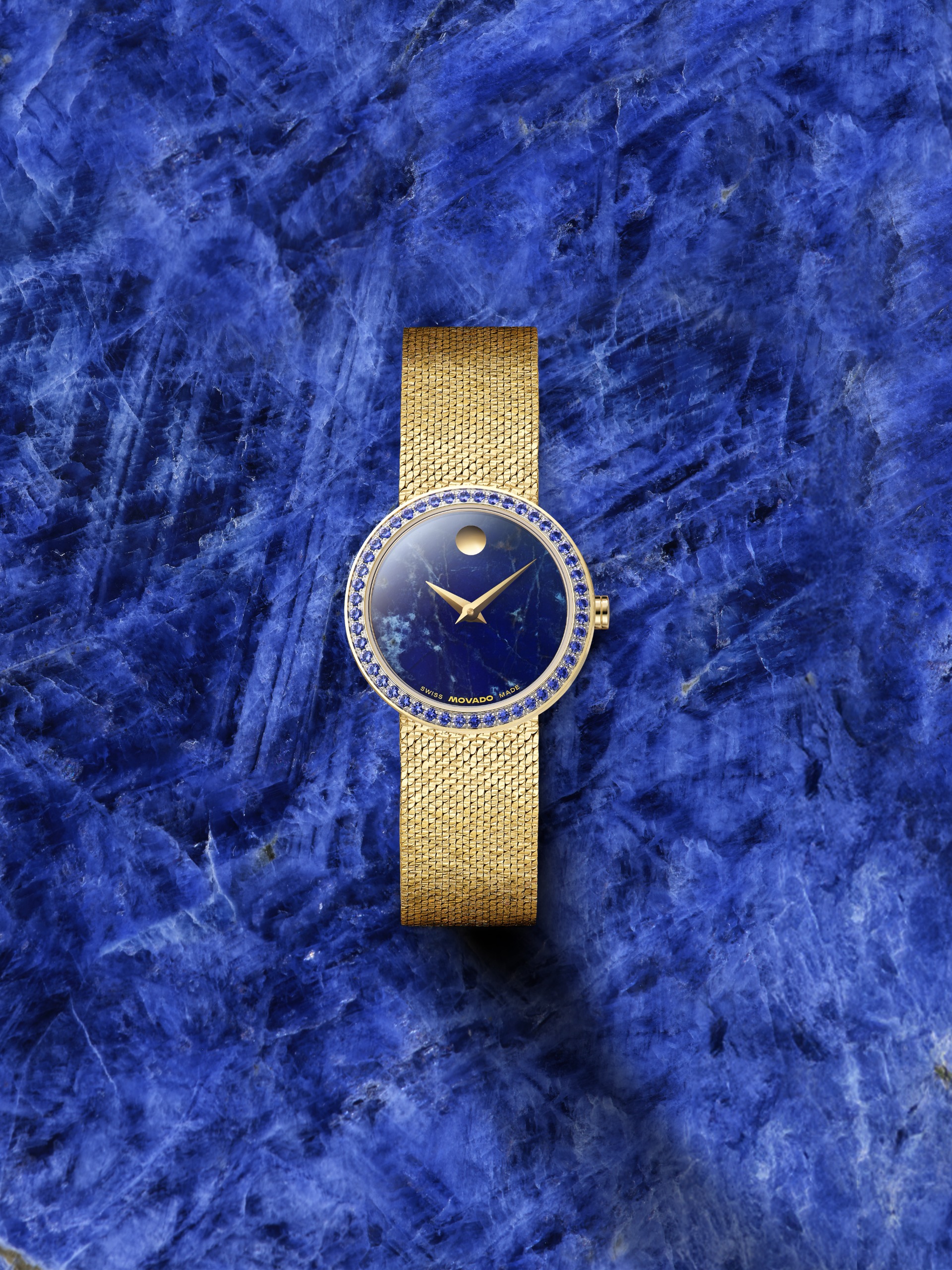 campaign photos of the watches in the Stephanie Gottlieb x Movado collaboration