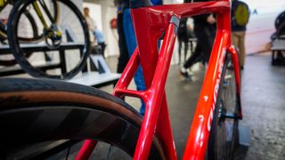 Detalles de primer plano de Wilier Gran Turismo