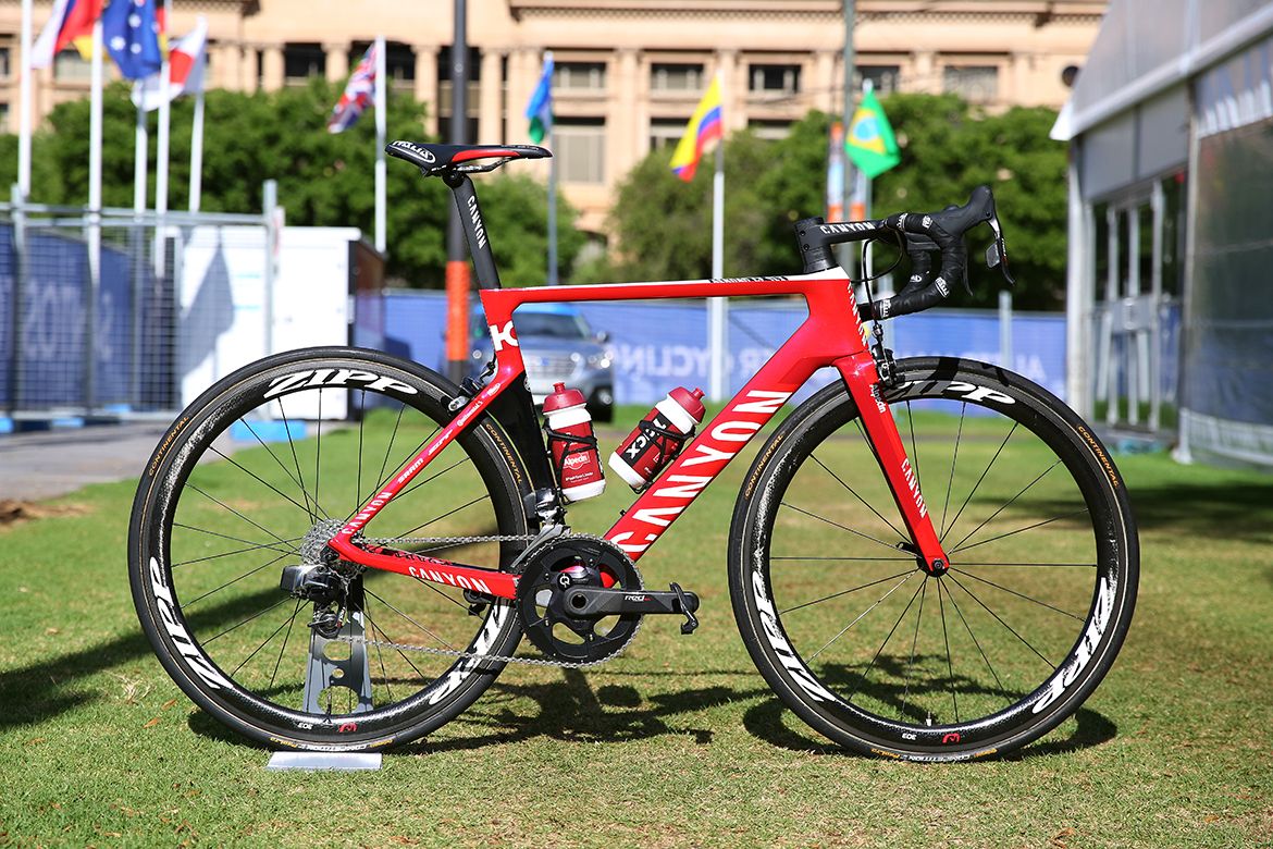 Katusha Alpecin's 2017 Canyon Aeroad