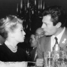 Anita Ekberg And Marcello Mastroianni