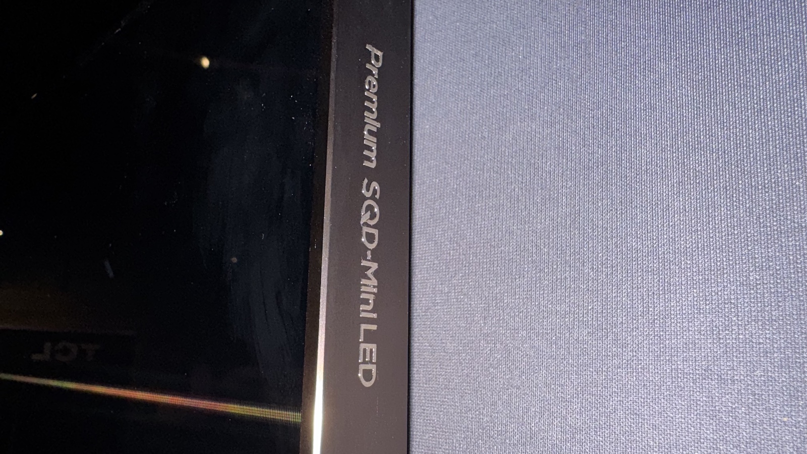 The 85-inch TCL X11L TV, photographed on a stand at CES 2026