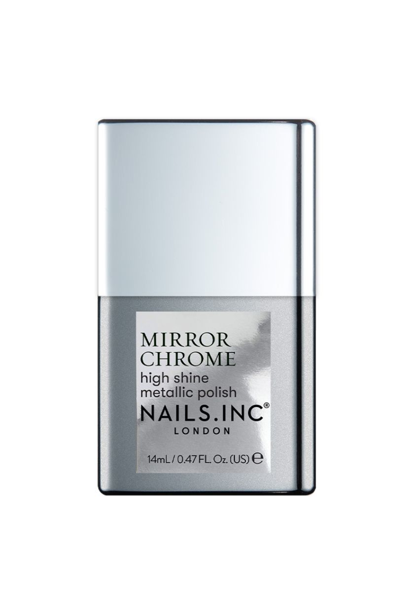 Nails Inc Silver Served Mirror Chrome Nail Polish