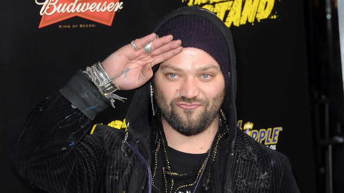 HOLLYWOOD, CA - JANUARY 14: TV personality Bam Margera arrives for The Los Angeles Premiere of &quot;The Last Stand&quot; held at Grauman&#039;s Chinese Theater on January 14, 2013 in Hollywood, California.