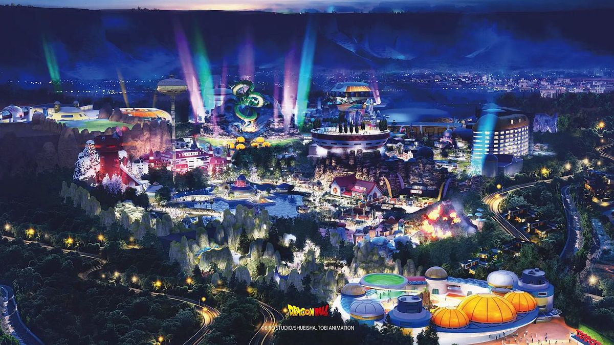 Dragon Ball theme park concept art