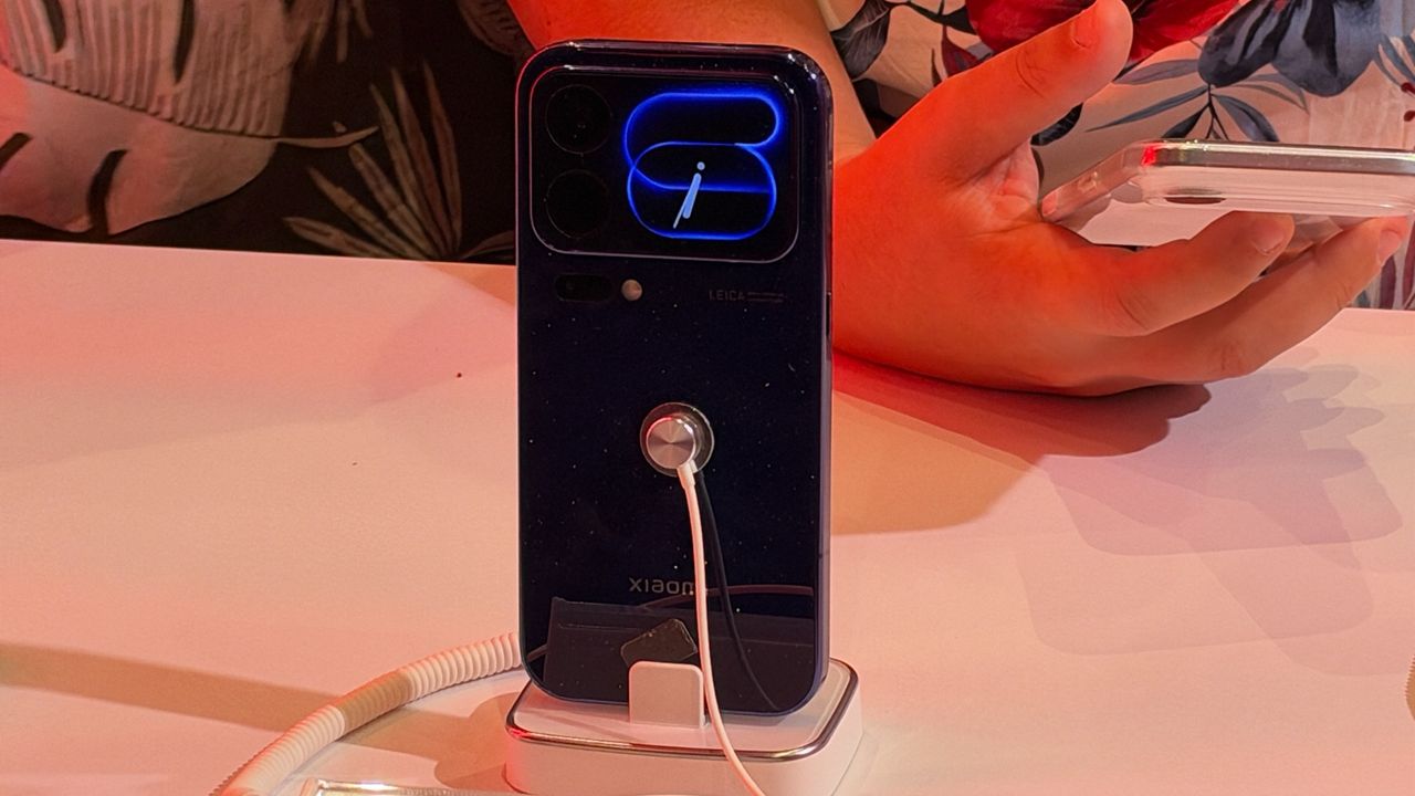 The Xiaomi 18 Pro being held in the hand
