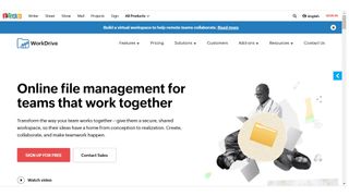 Zoho WorkDrive Review Listing