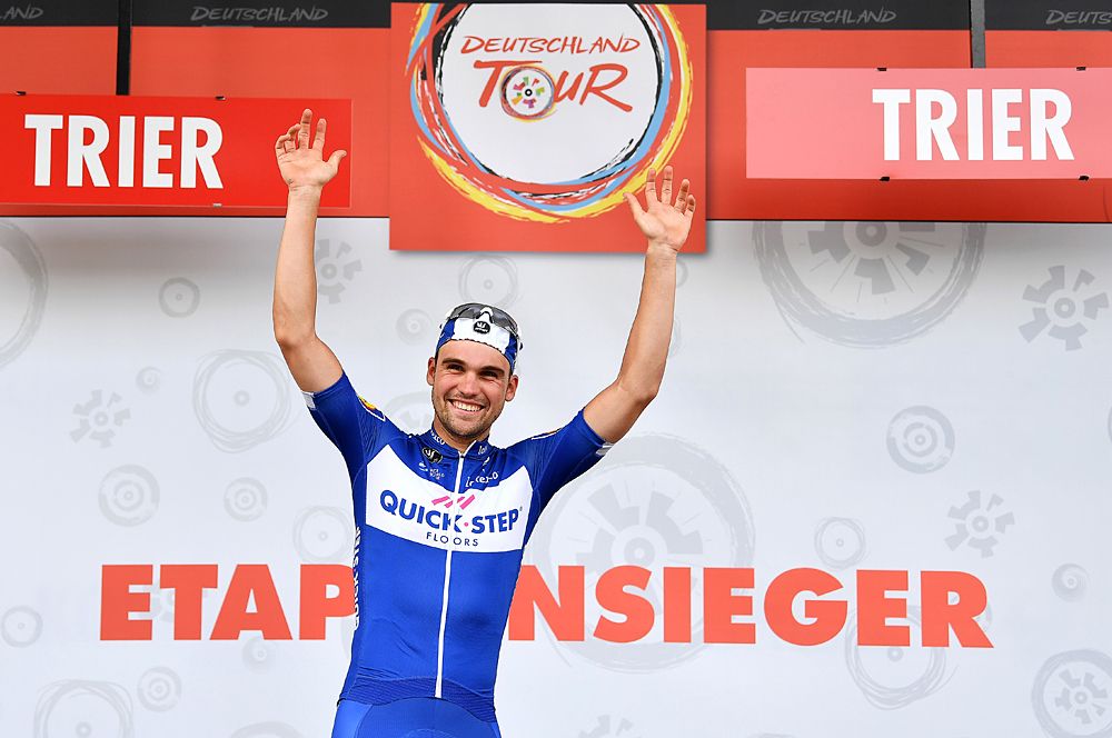 Maximilian Schachmann of Germany and Team Quick-Step Floors wins stage 2 at Deutschland Tour
