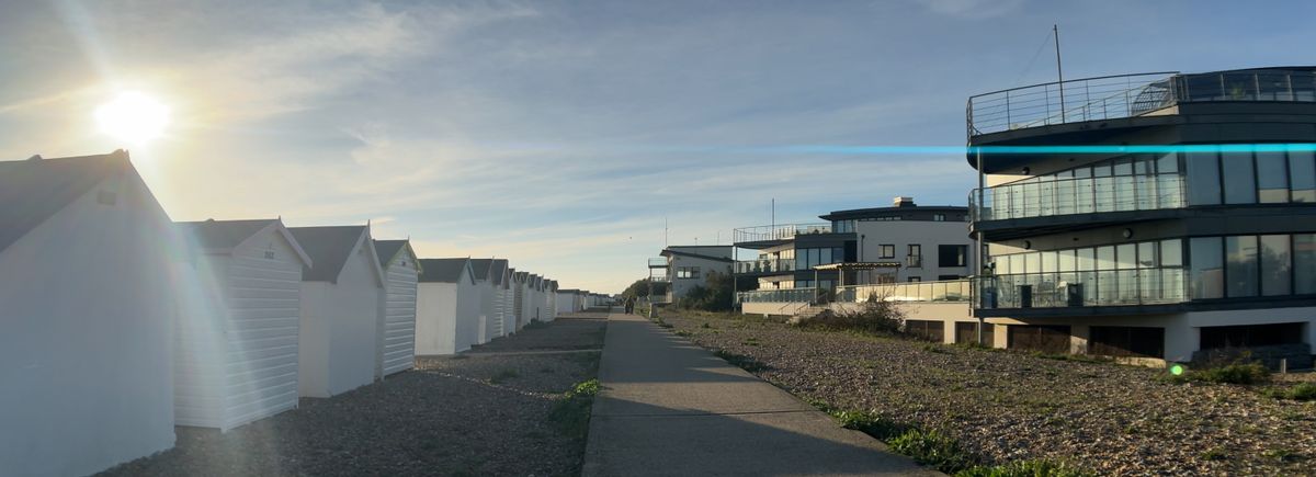 ShiftCam Anamorphic camera sample beach huts