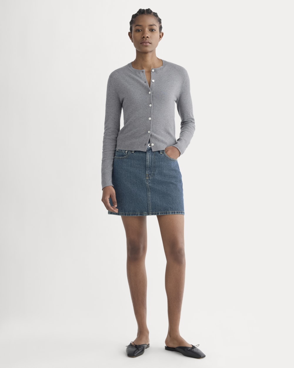 The Denim Mini Skirt | Deep Atlantic - 23