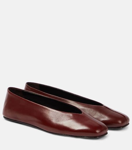 Eva Two Leather Ballet Flats