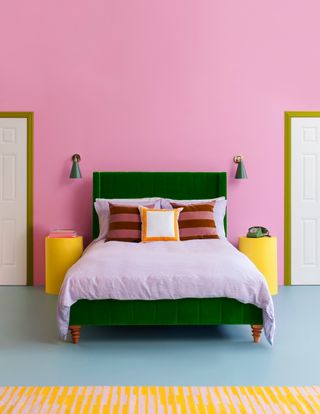 YesColours Passionate Olive Green And Passionate Warm White Joyful Pink Calming Yellow