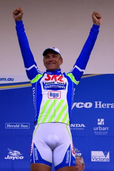 On the podium as a stage winner for the 17th time this season, Marcel Kittel