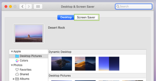 How to change the screensaver in macOS