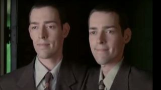 Mark Polish and Michael Polish as conjoined twins in Twin Falls Idaho