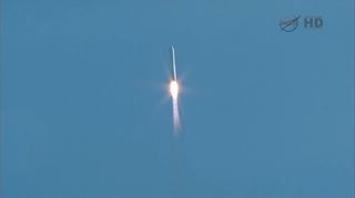 Antares Rocket Post-Launch, Jan. 9, 2014.
