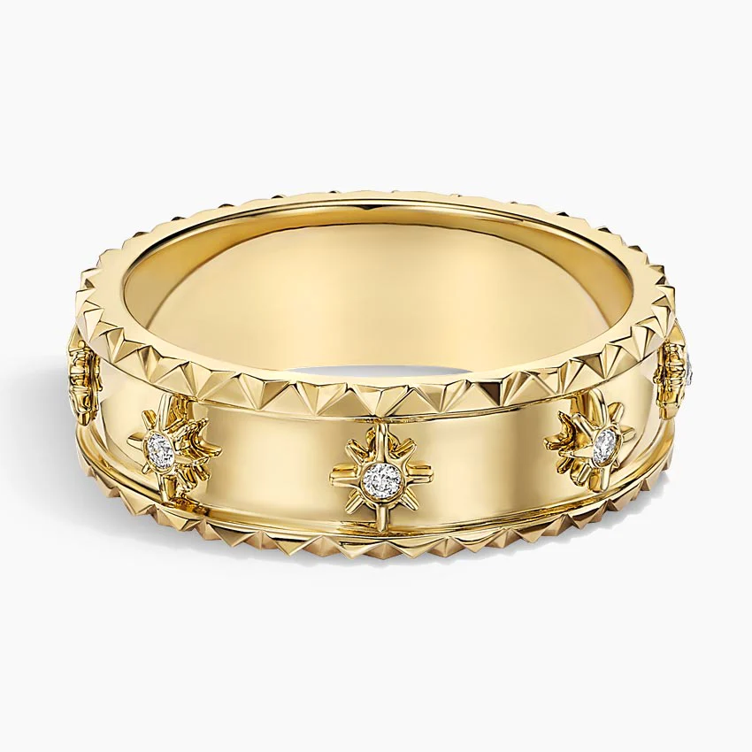 Brilliant Earth , Sol Starburst Diamond Ring in 14K Yellow Gold