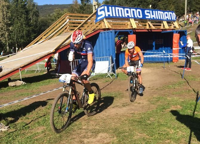 Jordan Sarrou (France) leads Michiel Van Der Heijden (Netherlands)