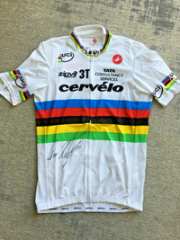 See Hushovd's signed world champion's jersey here