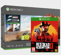 Xbox One X console + Forza Horizon 4 &amp; Forza Motorsport 7 + Gears of War: Ultimate Edition + Red Dead Redemption 2 for £389.99 at John Lewis