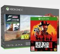 Xbox One X console + Forza Horizon 4 &amp; Forza Motorsport 7 + Gears of War: Ultimate Edition + Red Dead Redemption 2 for £389.99 at John Lewis