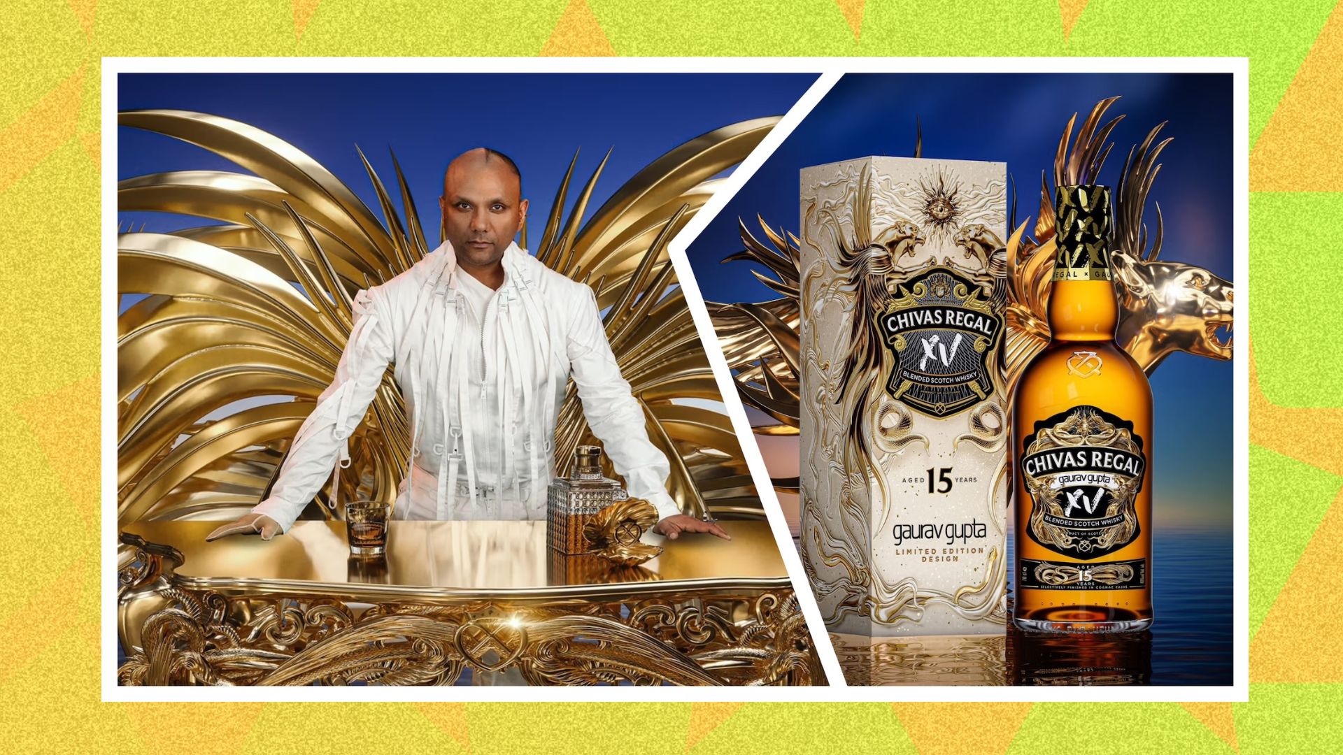 Chivas Regal XV and designer Gaurav Gupta