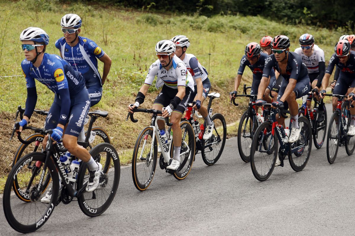 Clasica San Sebastian 2021 - San Sebastian - San Sebastian 222,3,2 km - 31/07/2021 - Julian Alaphilippe (FRA - Deceuninck - Quick-Step) - photo Luis Angel Gomez/BettiniPhoto&Acirc;&copy;2021