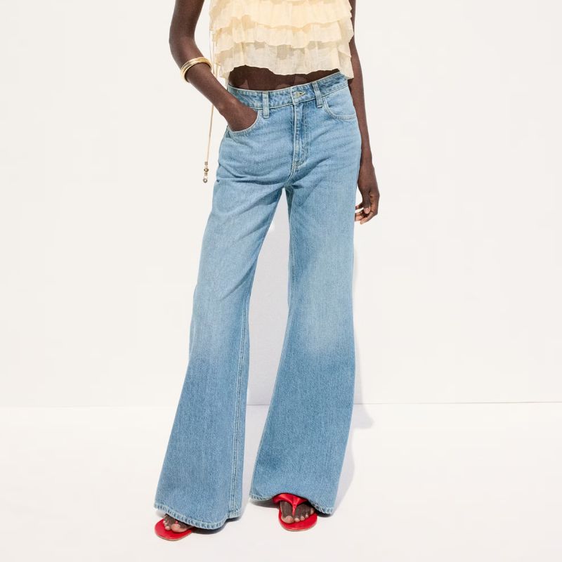 Image of flared jeans