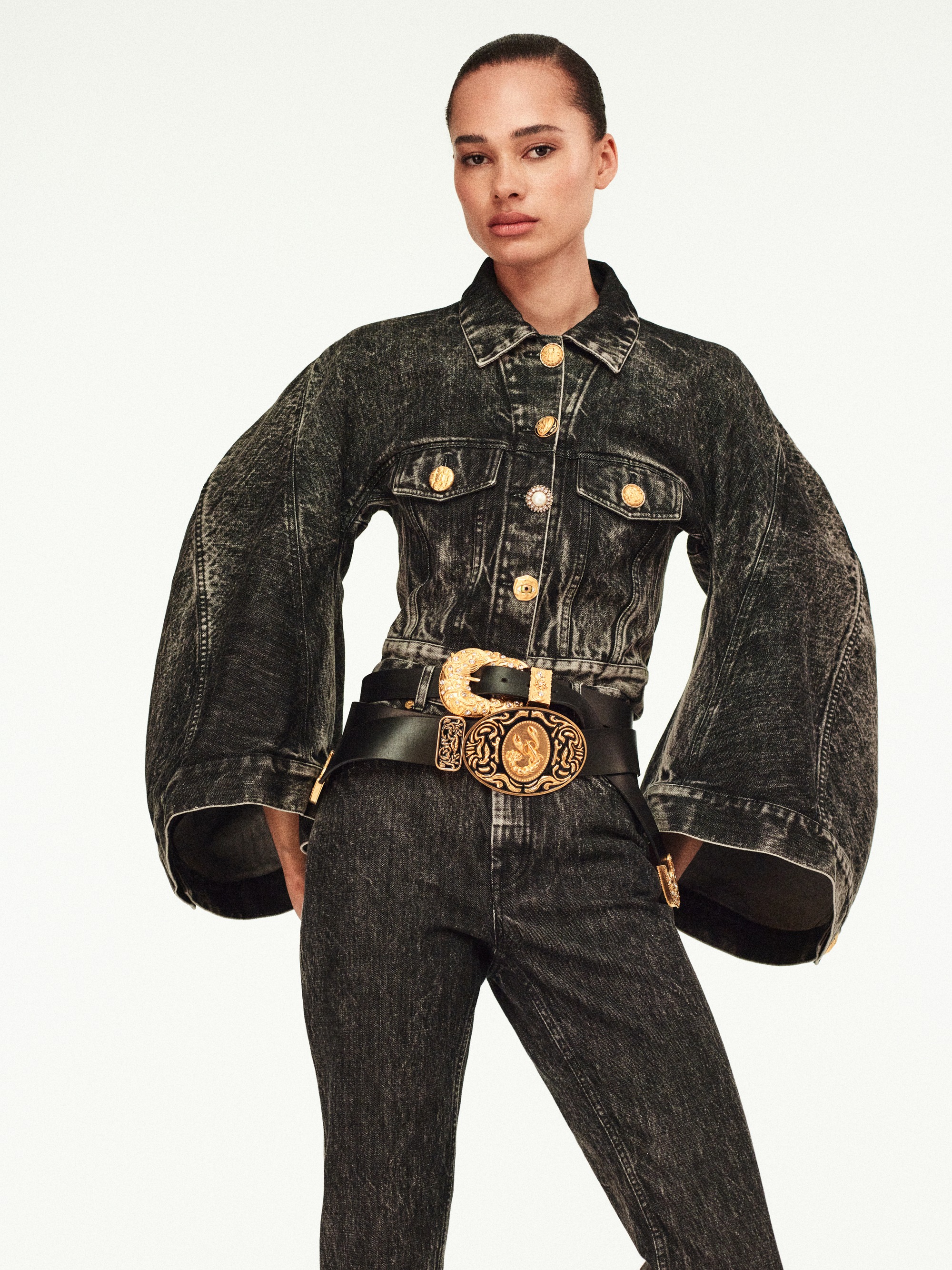 Schiaparelli, DOVE-WING CROPPED JACKET