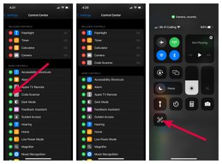 How to add Code Scanner to Control Center on iPhone