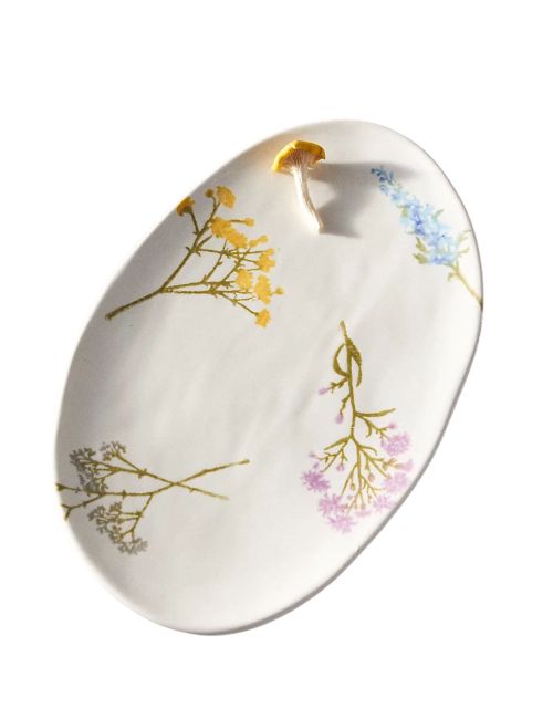 Floral Bunches Serving Platter
