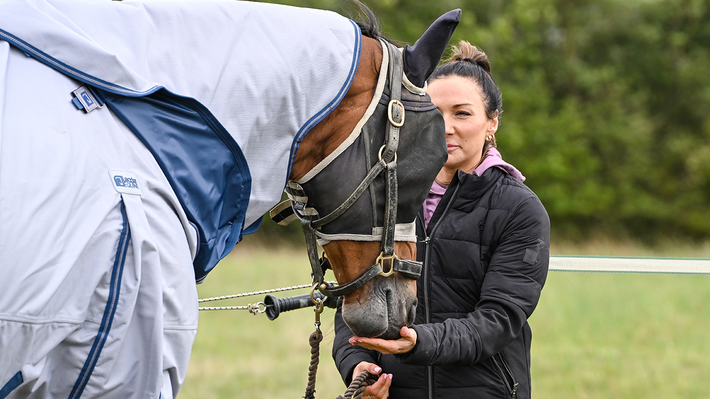 Abi Lye and Giraldo (Arty) in their fields at home
