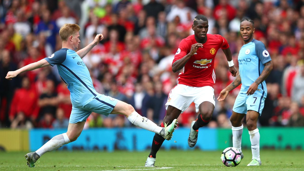 Kevin de Bruyne Paul Pogba, Manchester derby