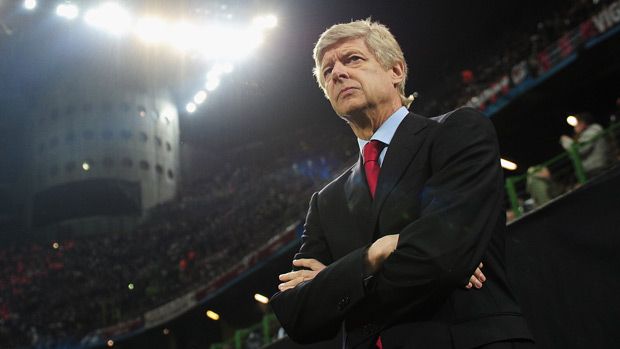 Arsene Wenger, AC Milan v Arsenal