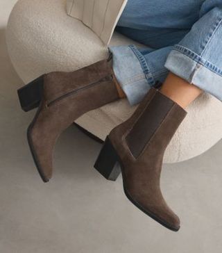 Image of suede boots